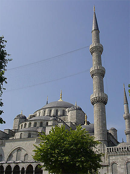 La mosquée bleue avec ses minarets