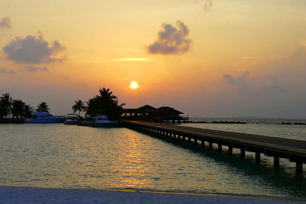 Coucher de soleil à Lankanfinolhu