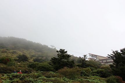 National Park Unzen, téléphérique, Japon