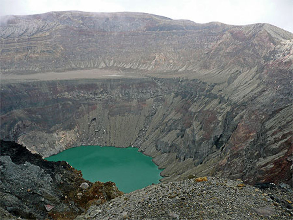 Au sommet du volcan de Santa Ana