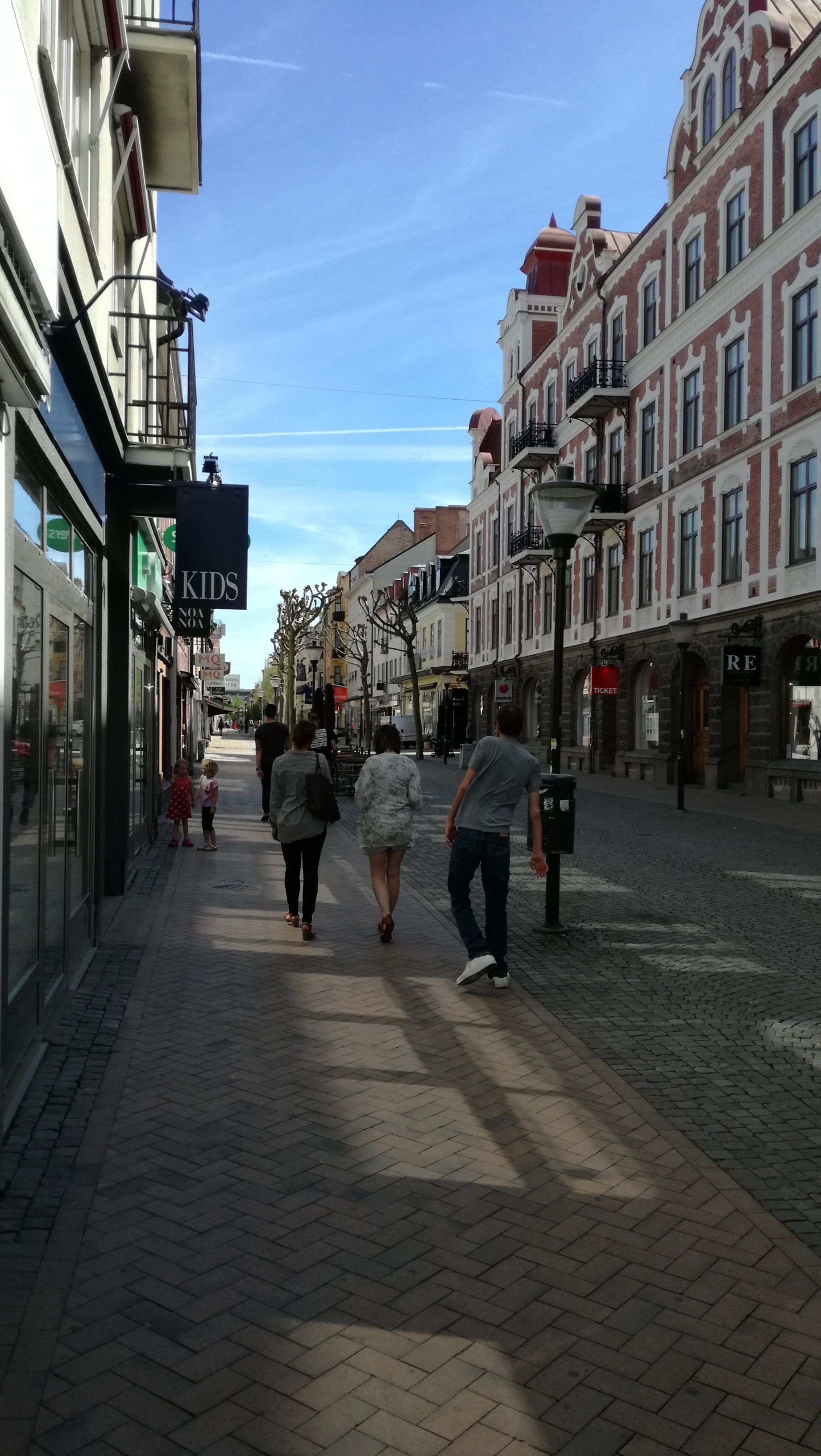 Rue du centre-ville de Kristianstad