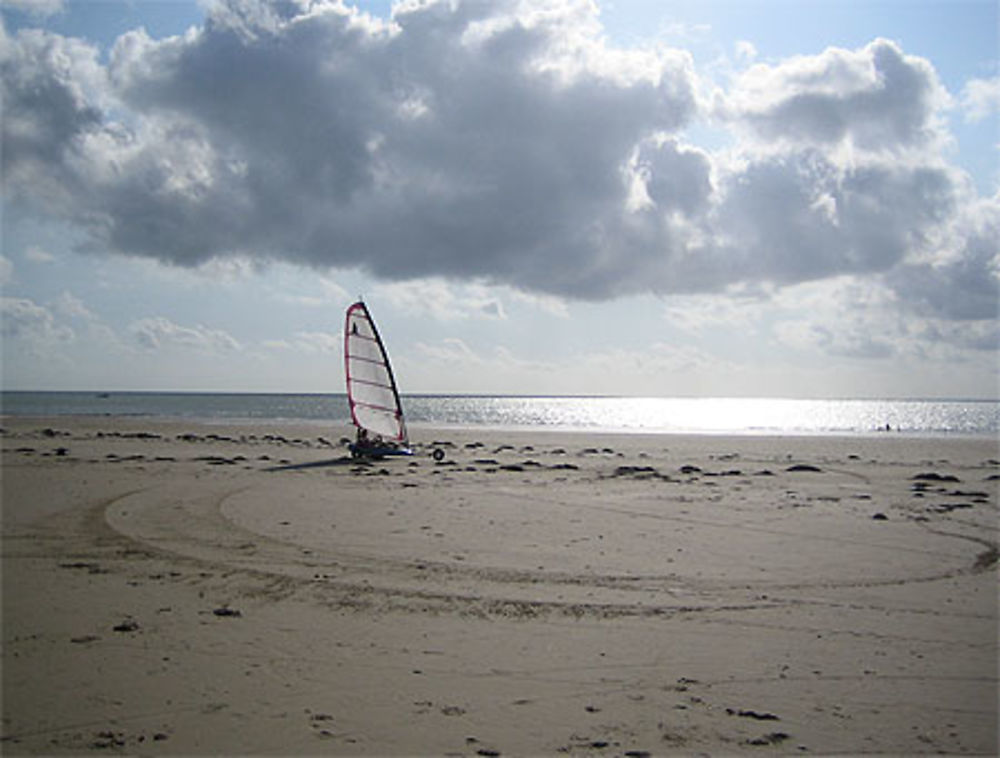 Char à voile à Bretteville