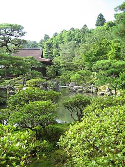 Jardin du Ginkaku Ji (Pavillon d'argent)