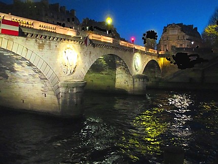 Paris la nuit, le pont Saint Michel