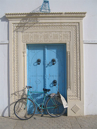 Porte et vélo
