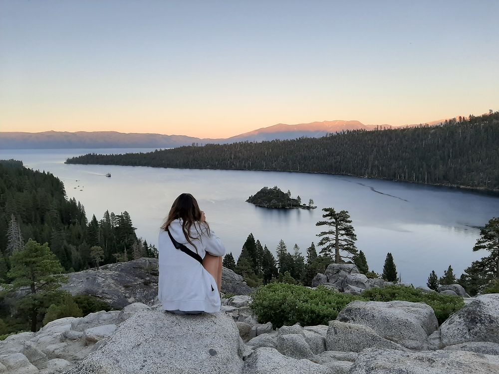 La beauté d'un sunset en Californie