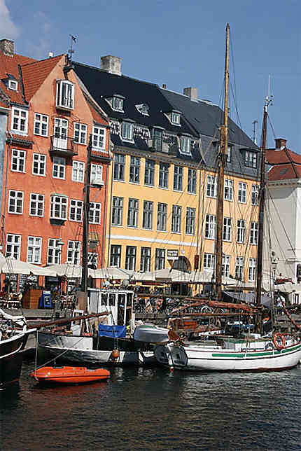 Les bateaux su le Nyhavn
