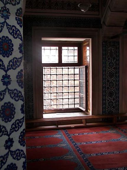 Fenêtre d'une mosquée