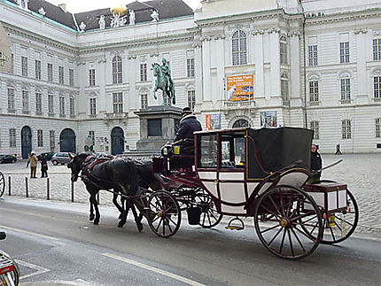 Fiacre autour de la Hofburg