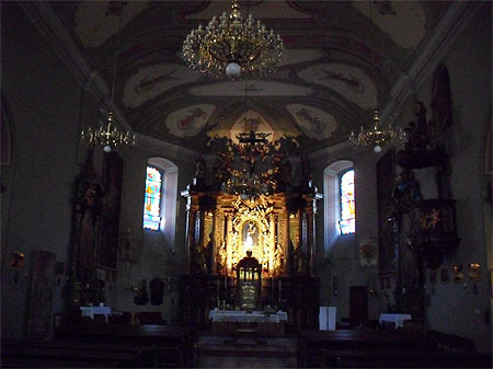 Eglise d'Osijek : intérieur Eglise d'Osijek : intérieur