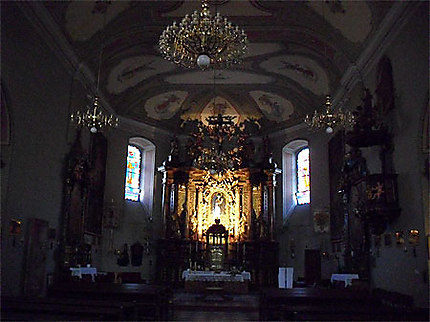 Eglise d'Osijek : intérieur