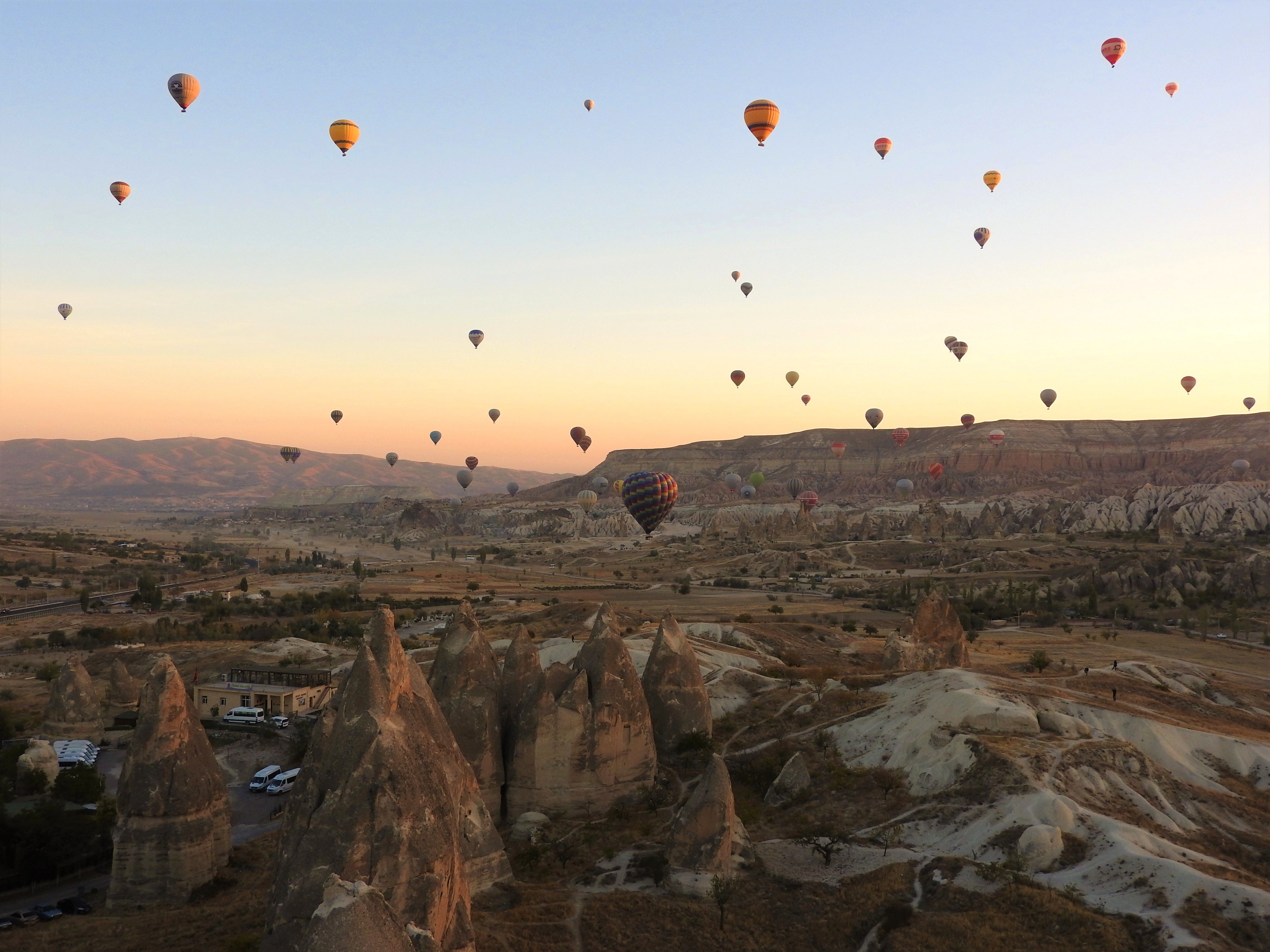 Lever de soleil sur la Cappadoce