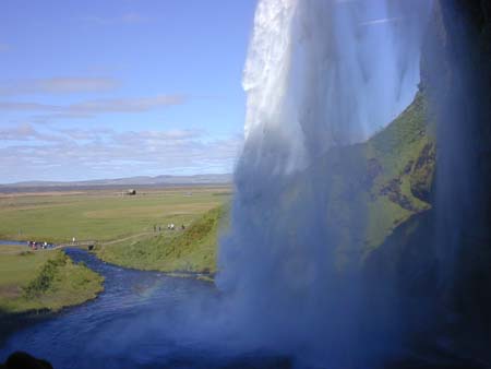 Chute de Seljalandsfoss Chute de Seljalandsfoss