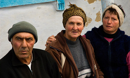 Arménien, Russe et Géorgienne au lac Palavani