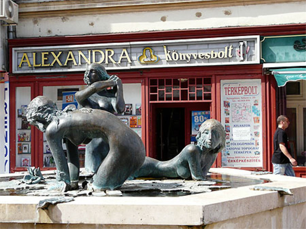 Nyiregyhaza Fontaine des Demoiselles au bain