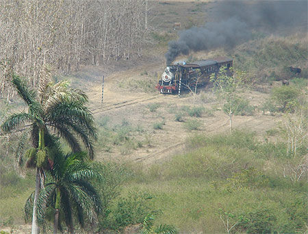 Train à vapeur cubain