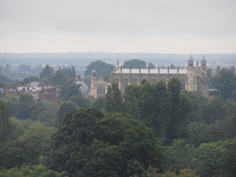 Chapelle de Eton College, vue de Windsor Castle Chapelle de Eton College, vue de Windsor Castle