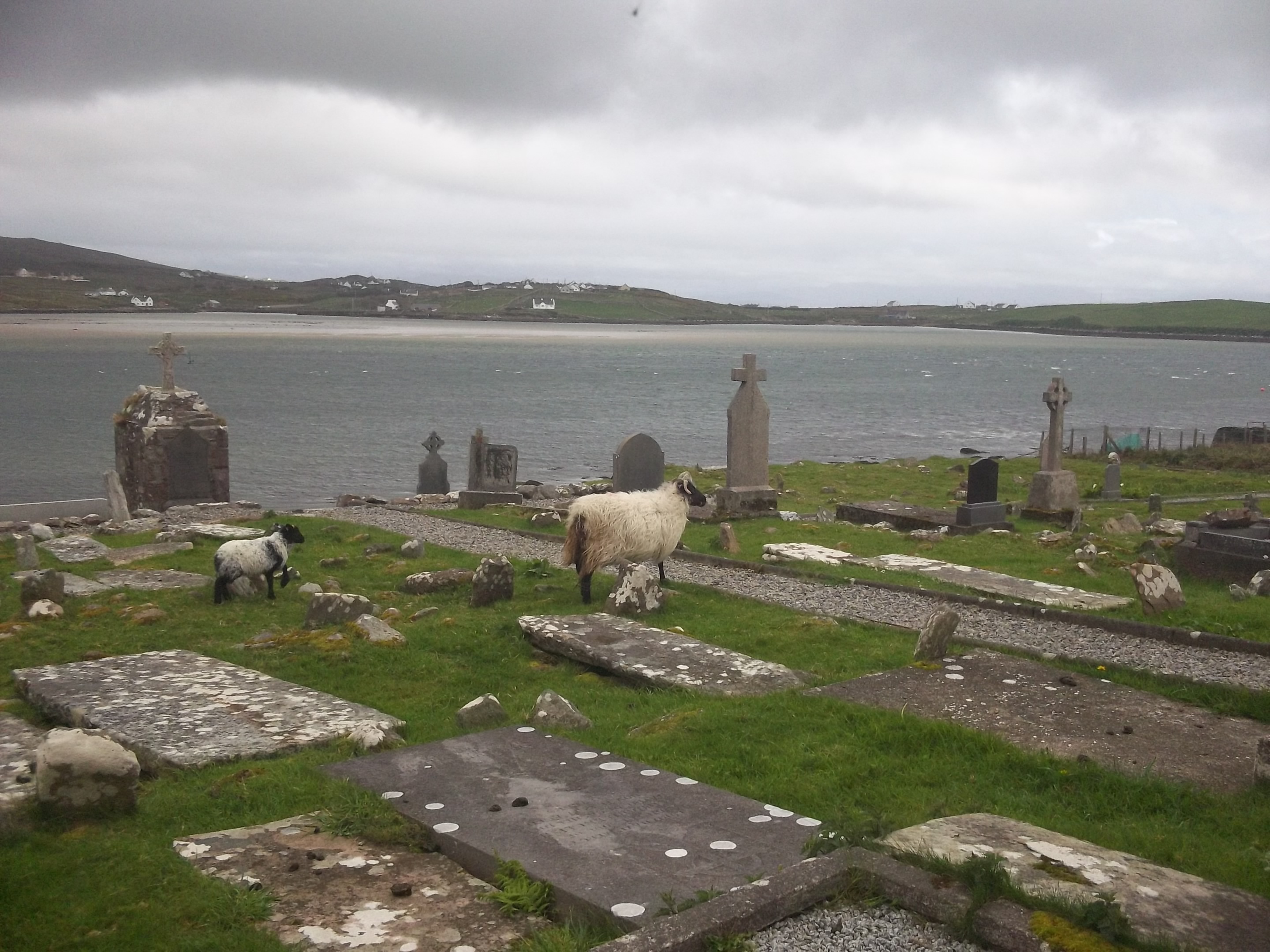 Cimetière à Achill Island Cimetière à Achill Island