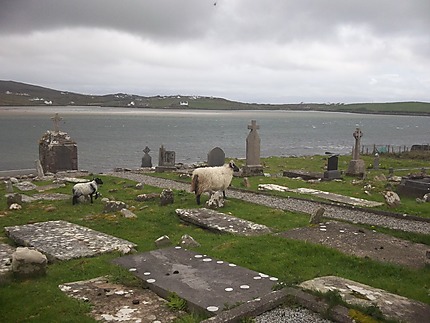 Cimetière à Achill Island 