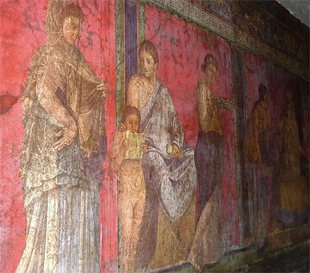 La Villa des mystères Pompéï La Villa des mystères Pompéï