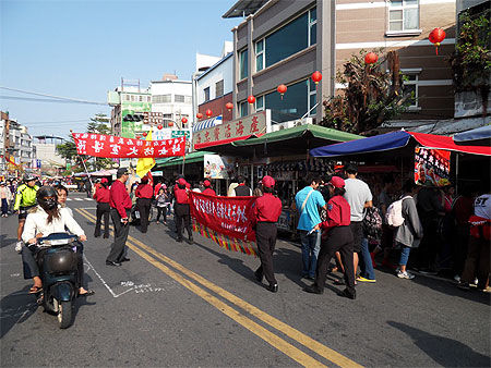 La rue principale de l'île de Cijin