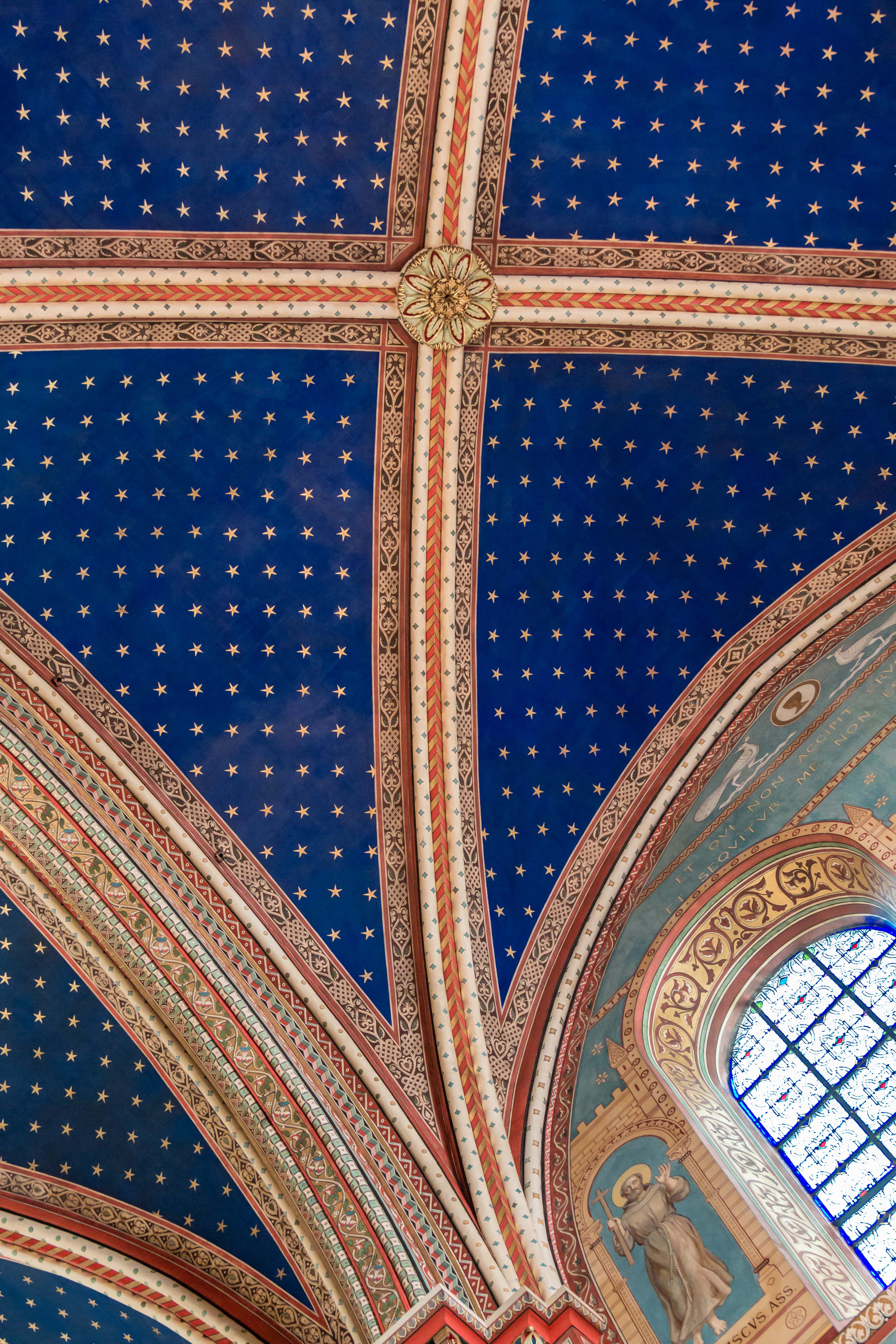 Ciel étoilé et voûtes décorées, Paris Ciel étoilé et voûtes décorées, Paris
