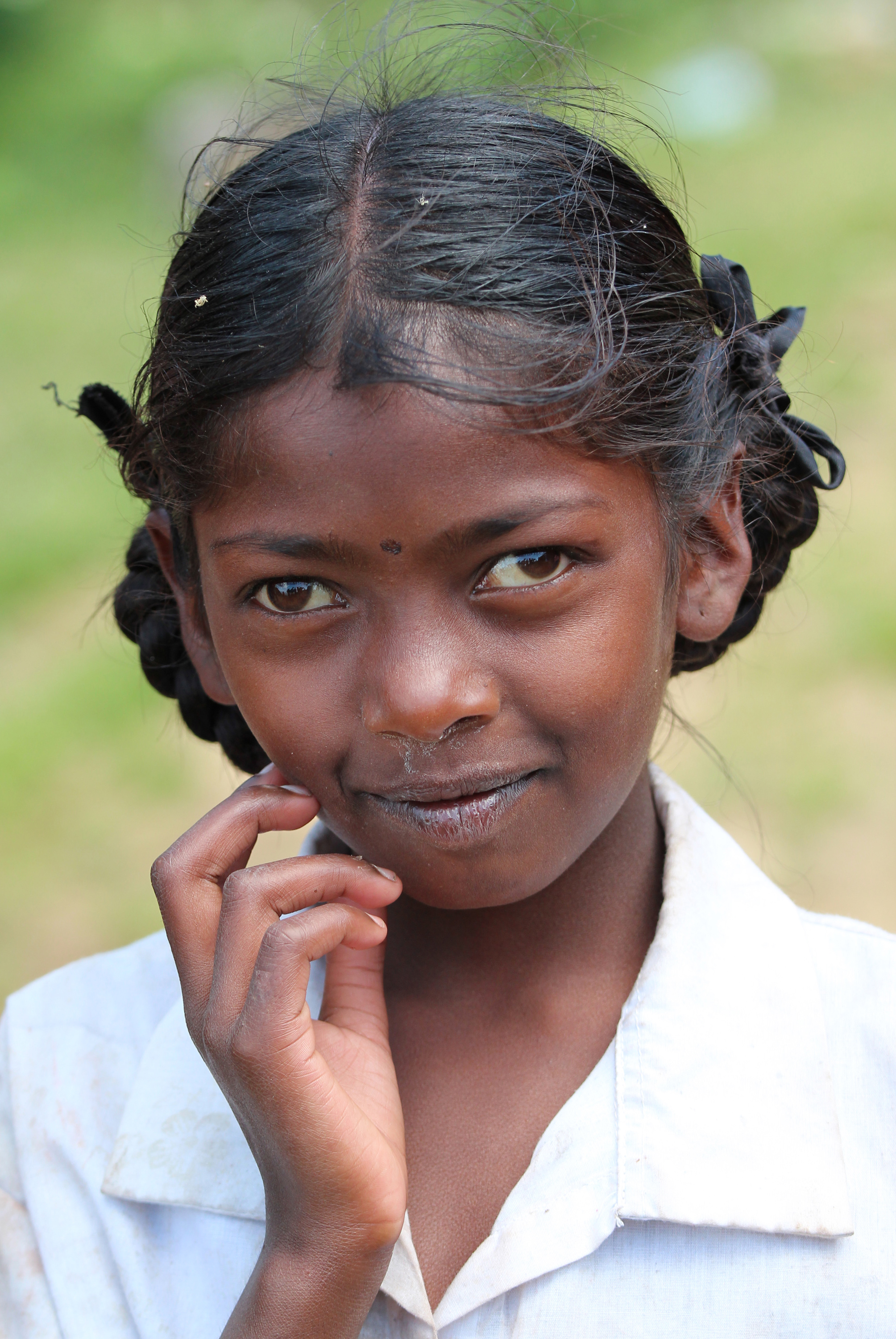 Jeune Tamoule Au Sri Lanka Portraits Enfants Sri Lanka 7749