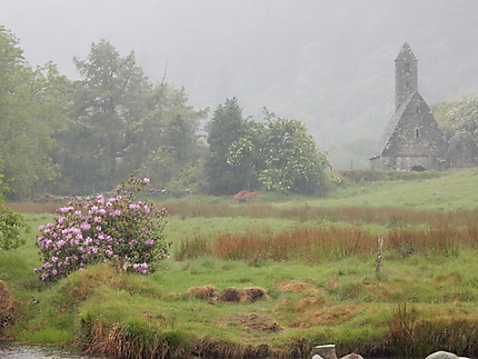 Glendalough: jour de pluie