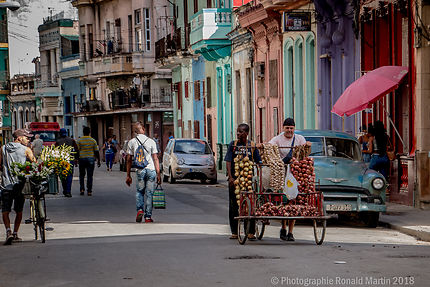 Sur la rue de la Havane