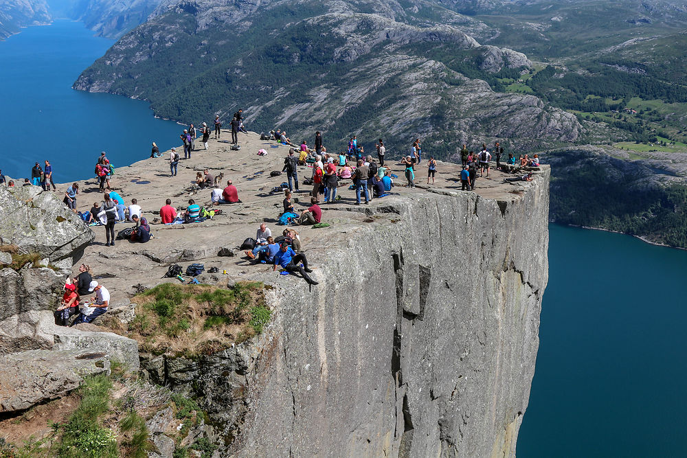 Randonnée à Preikestolen, Norvège