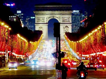 L'avenue des Champs Elysées en fêtes