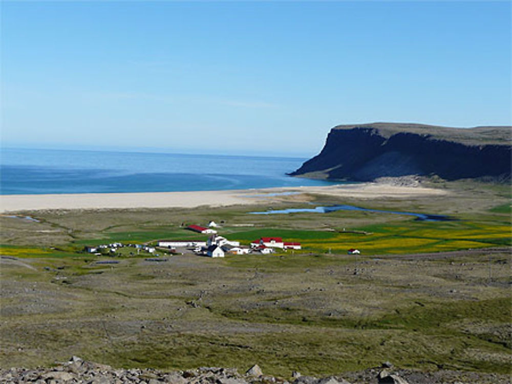 Breidavik, logement à la ferme