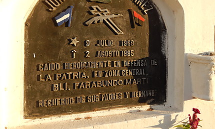 Cimetière de Granada - Mur des Sandinistes