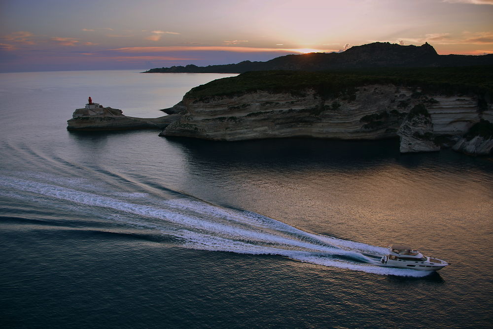 Retour au port en fin de journée, Bonifacio