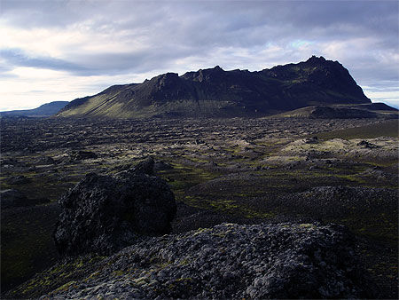 A côté du volcan Hekla
