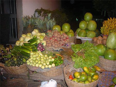 Fruits au marché de kpalimé