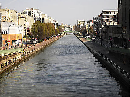 Canal de l'Ourcq à Pantin