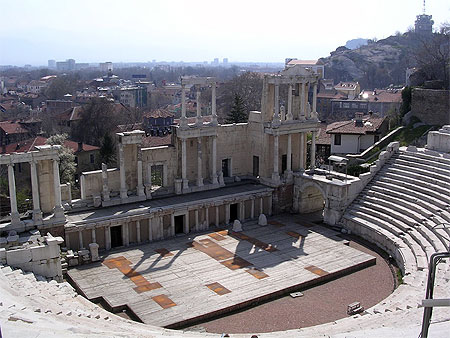 Le théâtre romain de Plovdiv Le théâtre romain de Plovdiv