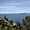 Les andes sur le lac Titicaca