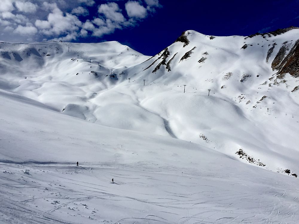 Un nuage de neige, La Foux-d'Allos