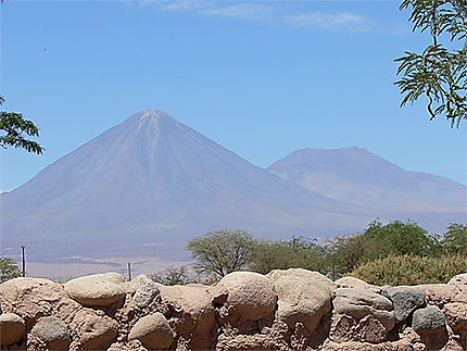 Volcans vus depuis Atacama