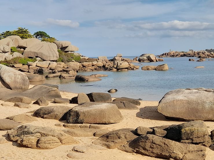 Plage Ti Al Lia, l'île Renote - Bretagne 