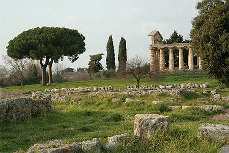Temple de Ceres à Paestum Temple de Ceres à Paestum