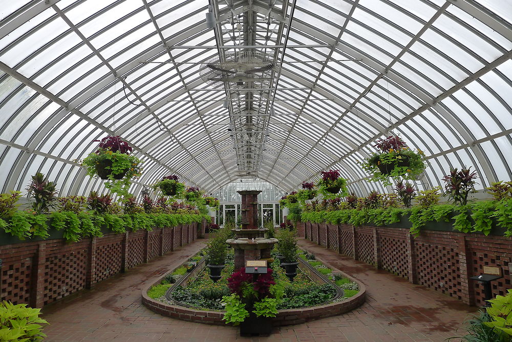 Intérieur du Phipps Conservatory