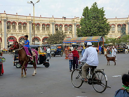 La place centrale de Jamnagar