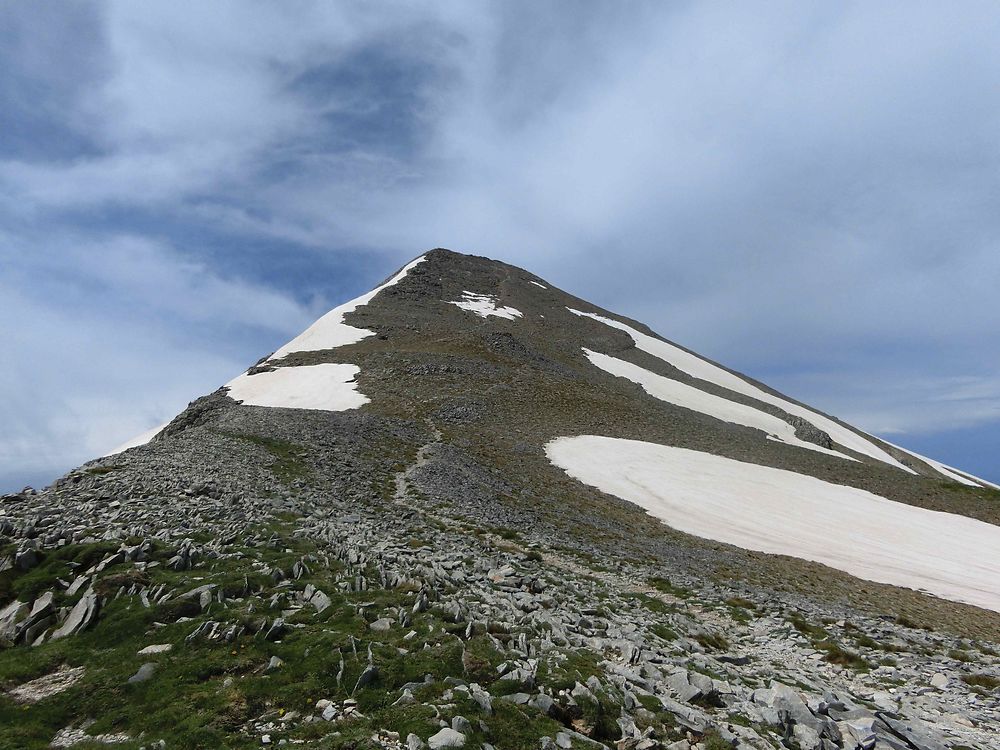 Le Taygète depuis le col Portes 