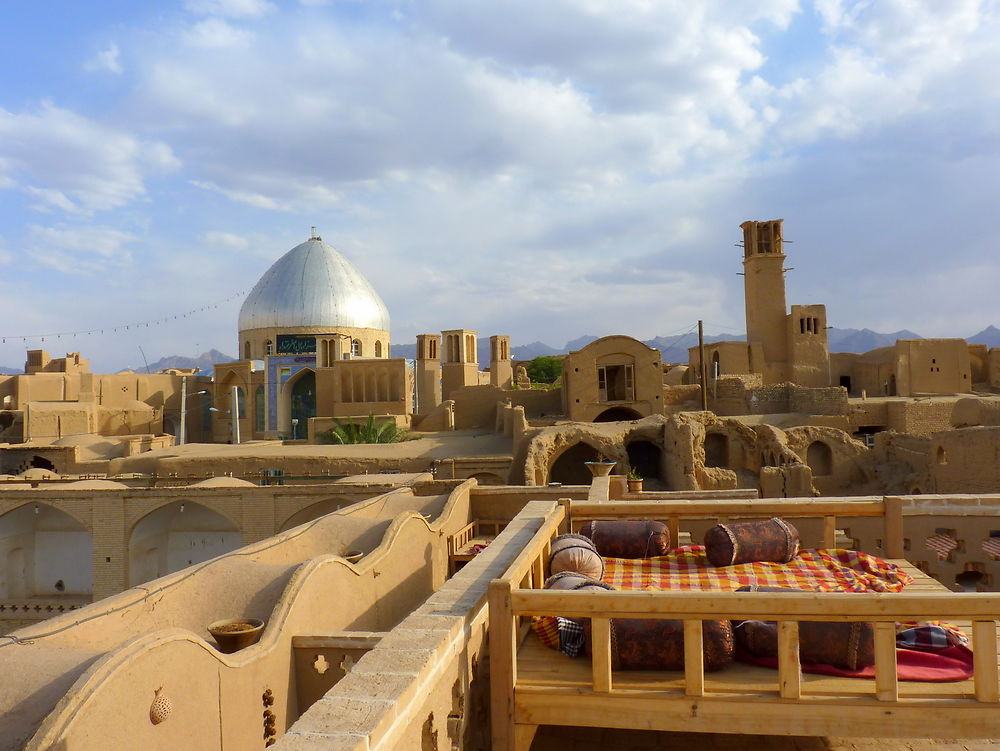 Terrasses de la ville d'Aqda