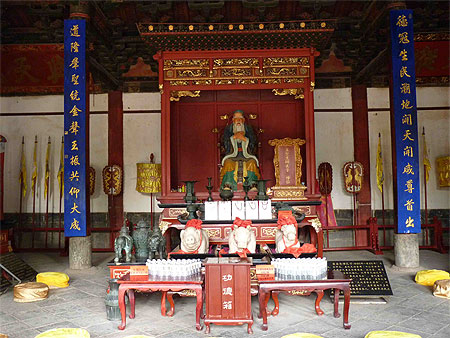 Temple de Confucius - intérieur Temple de Confucius - intérieur