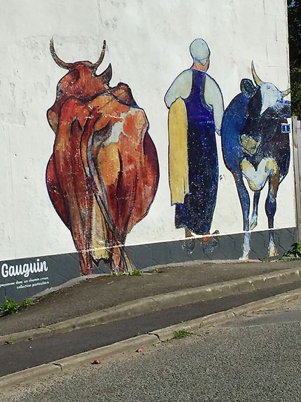 Street art Gauguin