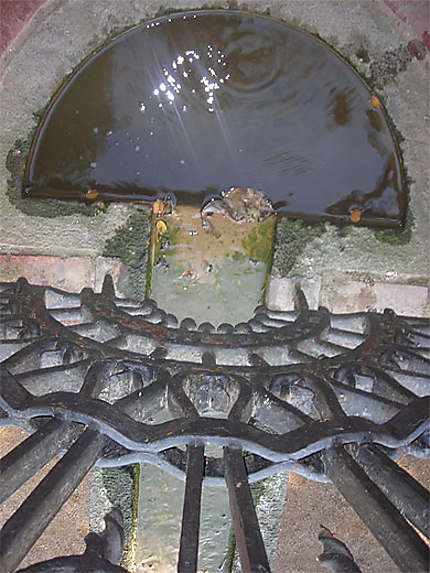 Fontaine dans les jardins de Barcelone